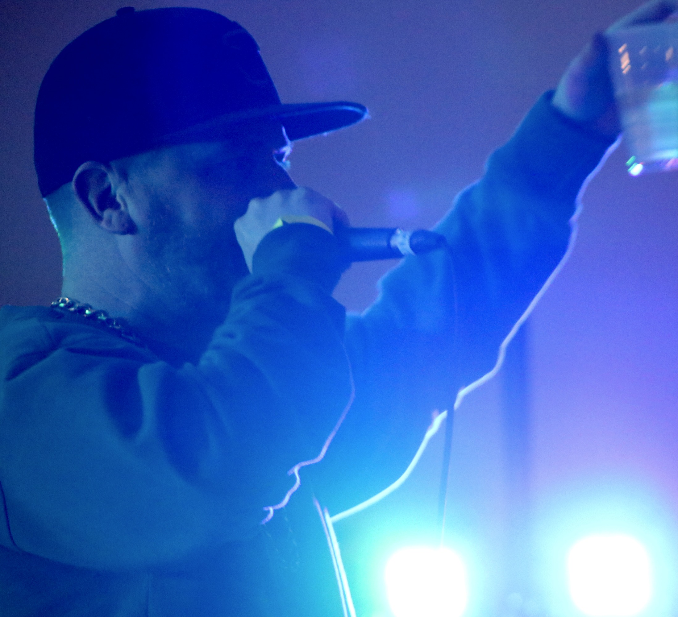 Rel McCoy on stage